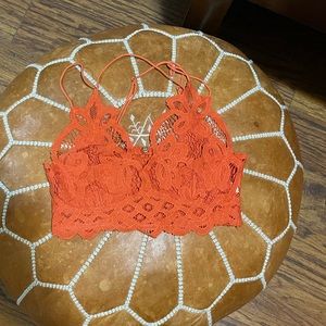 Free People Adella Bralette rust orange